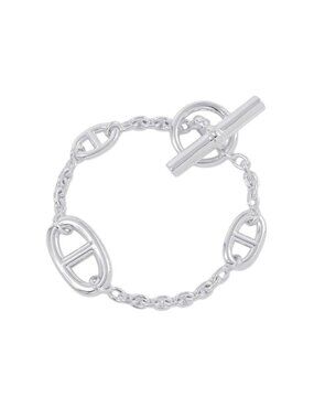 Hermes Bracelet Chaine D'ancre Farandole Silver